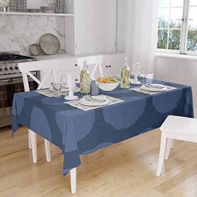 Bonamaison Dekoracja kuchenna, obrus, niebieski, 140 x 160 cm – zaprojektowany i wyprodukowany w Turcji Bonamaison Dekoracja kuchenna, obrus, niebieski, 140 x 160 cm – zaprojektowany i wyprodukowany w Turcji