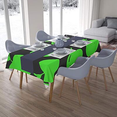 Bonamaison Dekoracja kuchenna, obrus, neonowy zielony dym, 140 x 200 cm – zaprojektowany i wyprodukowany w Turcji Bonamaison Dekoracja kuchenna, obrus, neonowy zielony dym, 140 x 200 cm – zaprojektowany i wyprodukowany w Turcji