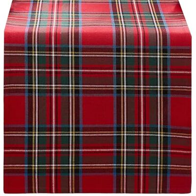 Elrene Home Fashions Stowe Tartan Holiday Plaid Boże Narodzenie/zima bawełniany prostokątny obrus, 132 cm x 178 cm Elrene Home Fashions Stowe Tartan Holiday Plaid Boże Narodzenie/zima bawełniany prostokątny obrus, 132 cm x 178 cm