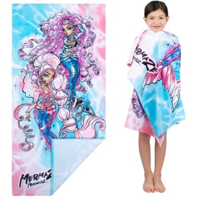 Franco Mermaze Super miękki bawełniany ręcznik kąpielowy/basenowy/plażowy, 147 cm x 71 cm, (oficjalny produkt Mermaze) Franco Mermaze Super miękki bawełniany ręcznik kąpielowy/basenowy/plażowy, 147 cm x 71 cm, (oficjalny produkt Mermaze)