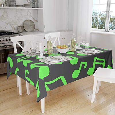 Bonamaison Dekoracja kuchenna, obrus, neonowy zielony opar, 140 x 160 cm zaprojektowany i wyprodukowany w Turcji Bonamaison Dekoracja kuchenna, obrus, neonowy zielony opar, 140 x 160 cm zaprojektowany i wyprodukowany w Turcji