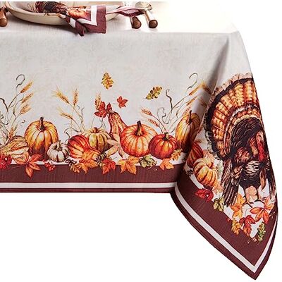 Elrene Home Fashions Jesienne dziedzictwo Turcja Engineered obrus, prostokąt 152 cm x 340 cm Elrene Home Fashions Jesienne dziedzictwo Turcja Engineered obrus, prostokąt 152 cm x 340 cm