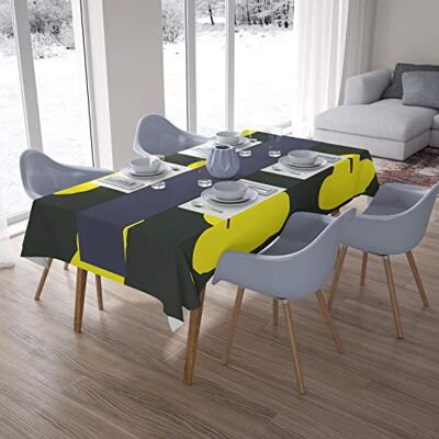 Bonamaison Dekoracja kuchenna, obrus, neonowy żółty, dym, 140 x 200 cm – zaprojektowany i wyprodukowany w Turcji Bonamaison Dekoracja kuchenna, obrus, neonowy żółty, dym, 140 x 200 cm – zaprojektowany i wyprodukowany w Turcji