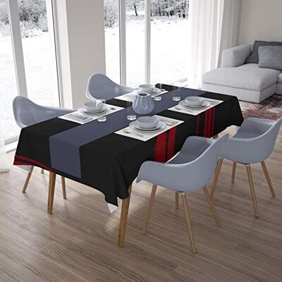 Bonamaison Dekoracja kuchenna, obrus, czerwono-czarny, 140 x 200 cm – zaprojektowany i wyprodukowany w Turcji Bonamaison Dekoracja kuchenna, obrus, czerwono-czarny, 140 x 200 cm – zaprojektowany i wyprodukowany w Turcji