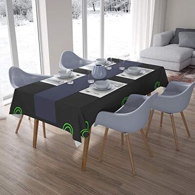 Bonamaison Dekoracja kuchenna, obrus, neonowy zielony opar, 140 x 200 cm zaprojektowany i wyprodukowany w Turcji Bonamaison Dekoracja kuchenna, obrus, neonowy zielony opar, 140 x 200 cm zaprojektowany i wyprodukowany w Turcji