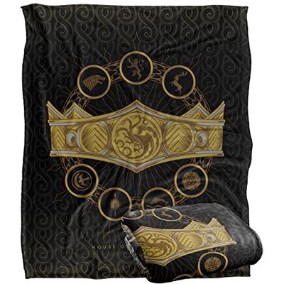 LOGOVISION GAME OF THRONES HOUSE OF THE DRAGON Silky Touch super miękki koc narzuta 152 x 127 cm LOGOVISION GAME OF THRONES HOUSE OF THE DRAGON Silky Touch super miękki koc narzuta 152 x 127 cm