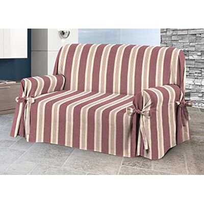 BIANCHERIAWEB Ręcznik Sofa Sofa Ochronna, Sofa 2-osobowa, Fantazyjna Grancasa bordeaux BIANCHERIAWEB Ręcznik Sofa Sofa Ochronna, Sofa 2-osobowa, Fantazyjna Grancasa bordeaux