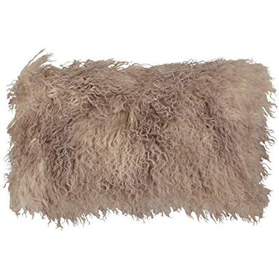 SARO LIFESTYLE 3564.OY1220B LIFESTYLE 100% wełna mongolskie futro jagnięce poduszka dekoracyjna z wypełnieniem poliestrowym, 30 cm x 50 cm, ostryga SARO LIFESTYLE 3564.OY1220B LIFESTYLE 100% wełna mongolskie futro jagnięce poduszka dekoracyjna z wypełnieniem poliestrowym, 30 cm x 50 cm, ostryga