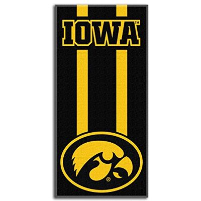 Northwest The Company Oficjalny ręcznik plażowy NCAA Iowa Hawkeyes Zone Read Beach Towel, 76 cm x 152 cm, wielokolorowy Northwest The Company Oficjalny ręcznik plażowy NCAA Iowa Hawkeyes Zone Read Beach Towel, 76 cm x 152 cm, wielokolorowy