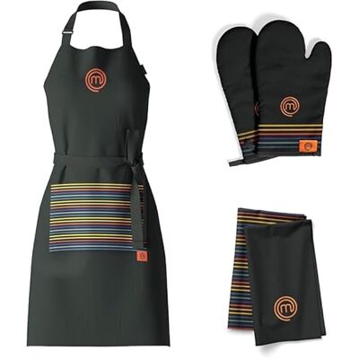 1 MasterChef Fartuch dla Mężczyzn i Kobiet, Fartuch Kuchenny, Ręczniki Kuchenne i Rękawice Kuchenne Odporne na Wysoką Temperaturę, Jaskrawy, 00% Bawełna, z Pętelkami do Zawieszania, Można Prać w Pralce 1 MasterChef Fartuch dla Mężczyzn i Kobiet, Fartuch Kuchenny, Ręczniki Kuchenne i Rękawice Kuchenne Odporne na Wysoką Temperaturę, Jaskrawy, 00% Bawełna, z Pętelkami do Zawieszania, Można Prać w Pralce
