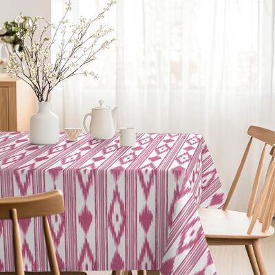 Martina Home Obrus ODZIEŻONY Wyspy Różowy 200X140 CM Martina Home Obrus ODZIEŻONY Wyspy Różowy 200X140 CM
