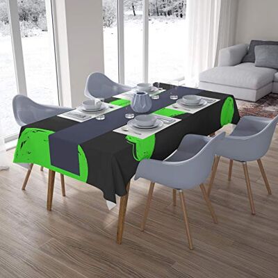 Bonamaison Dekoracja kuchenna, obrus, neonowy zielony opar, 140 x 200 cm zaprojektowany i wyprodukowany w Turcji Bonamaison Dekoracja kuchenna, obrus, neonowy zielony opar, 140 x 200 cm zaprojektowany i wyprodukowany w Turcji