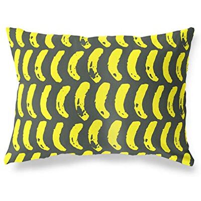 Bonamaison Poduszka ozdobna poszewka na poduszkę w kolorze neonowo-żółtym dym, miękka wygodna, do domu, samochodu, biura, salonu, sypialni, 35 x 50 cm – zaprojektowana i wyprodukowana w Turcji Bonamaison Poduszka ozdobna poszewka na poduszkę w kolorze neonowo-żółtym dym, miękka wygodna, do domu, samochodu, biura, salonu, sypialni, 35 x 50 cm – zaprojektowana i wyprodukowana w Turcji
