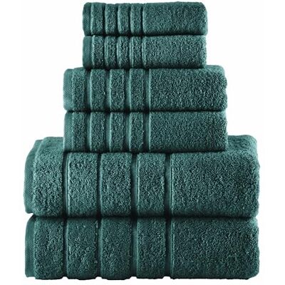Elegant Comfort 4-częściowy zestaw ręczników premium w paski z wiskozy, 100% turecka bawełna, wysoce chłonne, luksusowe ręczniki łazienkowe, zawiera 2 myjki, 2 ręczniki do rąk i 2 ręczniki kąpielowe, Elegant Comfort 4-częściowy zestaw ręczników premium w paski z wiskozy, 100% turecka bawełna, wysoce chłonne, luksusowe ręczniki łazienkowe, zawiera 2 myjki, 2 ręczniki do rąk i 2 ręczniki kąpielowe,