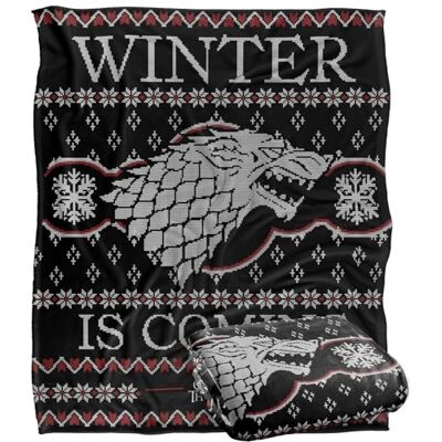 LOGOVISION GAME OF THRONES Silky Touch super miękki koc narzuta 152 x 127 cm LOGOVISION GAME OF THRONES Silky Touch super miękki koc narzuta 152 x 127 cm