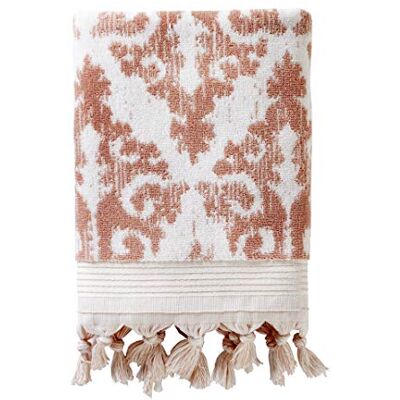SKL Home Mirage Fringe 100% turecka bawełna ręcznik kąpielowy, różowy (Blush Small SKL Home Mirage Fringe 100% turecka bawełna ręcznik kąpielowy, różowy (Blush Small