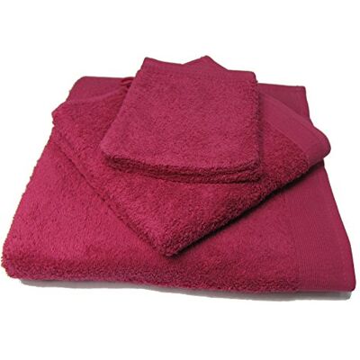 Deveaux Zestaw ręczników frotte, 38 x 27 x 9 cm, jednokolorowy, 4-częściowy, fuksja, 38 x 27 x 9 cm Deveaux Zestaw ręczników frotte, 38 x 27 x 9 cm, jednokolorowy, 4-częściowy, fuksja, 38 x 27 x 9 cm