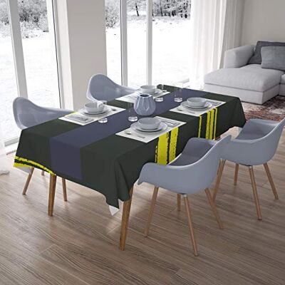 Bonamaison Dekoracja kuchenna, obrus, neonowy żółty, dym, 140 x 200 cm – zaprojektowany i wyprodukowany w Turcji Bonamaison Dekoracja kuchenna, obrus, neonowy żółty, dym, 140 x 200 cm – zaprojektowany i wyprodukowany w Turcji