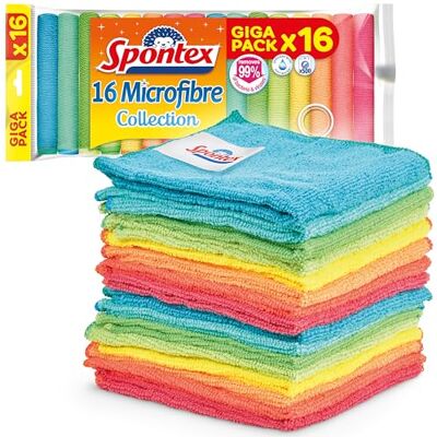 Spontex Mikrofibrowe ściereczki - Wielofunkcyjne Spontex Mikrofibrowe ściereczki - Wielofunkcyjne