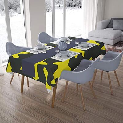 Bonamaison Dekoracja kuchenna, obrus, neonowy żółty, dym, 140 x 200 cm – zaprojektowany i wyprodukowany w Turcji Bonamaison Dekoracja kuchenna, obrus, neonowy żółty, dym, 140 x 200 cm – zaprojektowany i wyprodukowany w Turcji