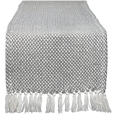 DII Tkana kolekcja Basics 100% bawełniany bieżnik na stół, 15 x 108, szary DII Tkana kolekcja Basics 100% bawełniany bieżnik na stół, 15 x 108, szary