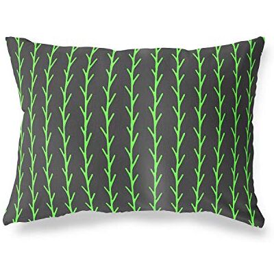 Bonamaison Poduszka ozdobna poszewka na poduszkę w kolorze neonowego zielonego dymu, miękka wygodna, do domu, samochodu, biura, salonu, sypialni, 35 x 50 cm – zaprojektowana i wyprodukowana w Turcji Bonamaison Poduszka ozdobna poszewka na poduszkę w kolorze neonowego zielonego dymu, miękka wygodna, do domu, samochodu, biura, salonu, sypialni, 35 x 50 cm – zaprojektowana i wyprodukowana w Turcji