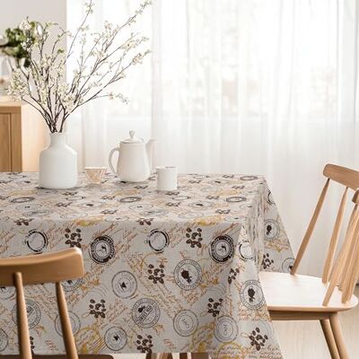 Martina Home Obrus KAWA BRĄZOWA 260X140 CM Martina Home Obrus KAWA BRĄZOWA 260X140 CM