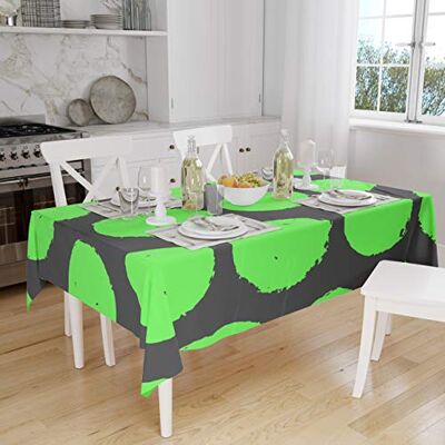 Bonamaison Dekoracja kuchenna, obrus, neonowy zielony opar, 140 x 160 cm zaprojektowany i wyprodukowany w Turcji Bonamaison Dekoracja kuchenna, obrus, neonowy zielony opar, 140 x 160 cm zaprojektowany i wyprodukowany w Turcji