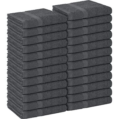Utopia Towels Szare ręczniki do salonu, opakowanie 24 szt. (nie wybielające, 40 x 61 cm) wysoce chłonne ręczniki do rąk, siłowni, piękna, włosów, spa i domowej pielęgnacji włosów Utopia Towels Szare ręczniki do salonu, opakowanie 24 szt. (nie wybielające, 40 x 61 cm) wysoce chłonne ręczniki do rąk, siłowni, piękna, włosów, spa i domowej pielęgnacji włosów