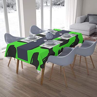 Bonamaison Dekoracja kuchenna, obrus, neonowy zielony opar, 140 x 200 cm zaprojektowany i wyprodukowany w Turcji Bonamaison Dekoracja kuchenna, obrus, neonowy zielony opar, 140 x 200 cm zaprojektowany i wyprodukowany w Turcji
