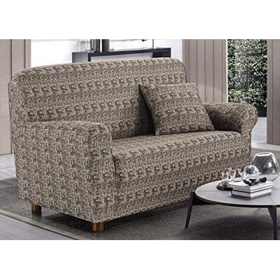BIANCHERIAWEB Fantasy stretch sofa od 230 do 300cm, ręcznik rozkładany z półwyspem narożnym modułowym, Ochraniacz na sofę 4+4, kolor Tortora BIANCHERIAWEB Fantasy stretch sofa od 230 do 300cm, ręcznik rozkładany z półwyspem narożnym modułowym, Ochraniacz na sofę 4+4, kolor Tortora