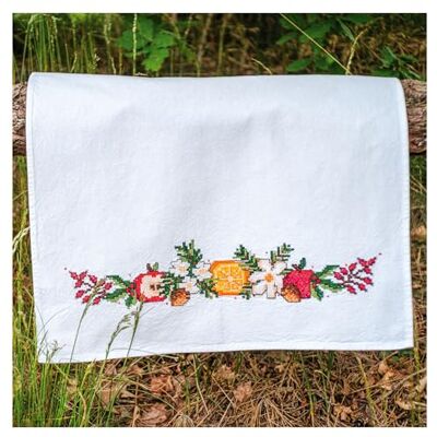 Vervaco Haft krzyżykowy zestaw wstępnie zadrukowany ręcznik do naczyń Świąteczny zestaw do gotowania owoce DIY zestaw kreatywny 46 x 71 cm kreatywny zestaw hobby dla dorosłych wystrój domu Cross Vervaco Haft krzyżykowy zestaw wstępnie zadrukowany ręcznik do naczyń Świąteczny zestaw do gotowania owoce DIY zestaw kreatywny 46 x 71 cm kreatywny zestaw hobby dla dorosłych wystrój domu Cross