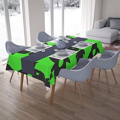 Bonamaison Dekoracja kuchenna, obrus, neonowy zielony dym, 140 x 200 cm – zaprojektowany i wyprodukowany w Turcji Bonamaison Dekoracja kuchenna, obrus, neonowy zielony dym, 140 x 200 cm – zaprojektowany i wyprodukowany w Turcji