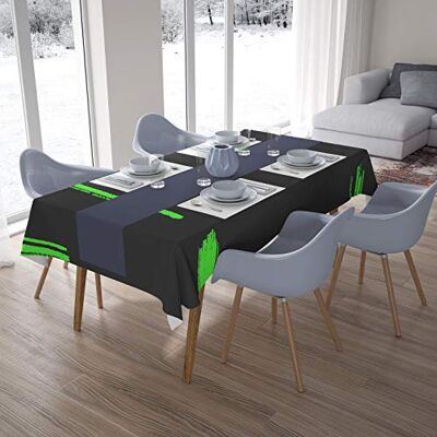 Bonamaison Dekoracja kuchenna, obrus, neonowy zielony dym, 140 x 200 cm – zaprojektowany i wyprodukowany w Turcji Bonamaison Dekoracja kuchenna, obrus, neonowy zielony dym, 140 x 200 cm – zaprojektowany i wyprodukowany w Turcji