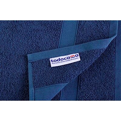 Todocama 2-częściowy zestaw ręczników, 100% bawełna 550 gsm, bardzo miękkie, 5503, bardzo chłonne i szybkoschnące. (granatowy, 70x140 cm) Todocama 2-częściowy zestaw ręczników, 100% bawełna 550 gsm, bardzo miękkie, 5503, bardzo chłonne i szybkoschnące. (granatowy, 70x140 cm)
