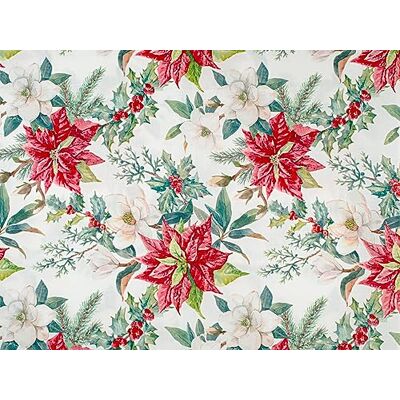 H&H Xmas Flower Runner Poliester Ozdobiony, Boże Narodzenie, 40 x 140cm H&H Xmas Flower Runner Poliester Ozdobiony, Boże Narodzenie, 40 x 140cm