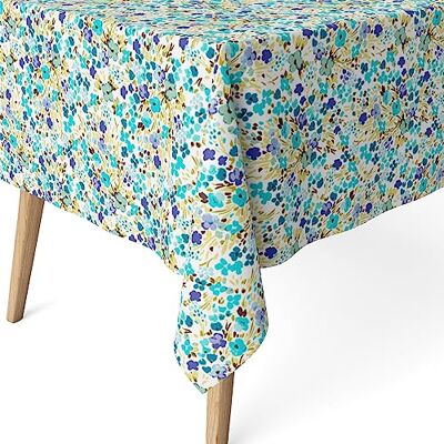 Martina Home RESINADO obrus niebieski 240 x 140 cm Martina Home RESINADO obrus niebieski 240 x 140 cm