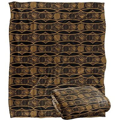 LOGOVISION GAME OF THRONES HOUSE OF THE DRAGON Silky Touch super miękki koc narzuta 152 x 127 cm LOGOVISION GAME OF THRONES HOUSE OF THE DRAGON Silky Touch super miękki koc narzuta 152 x 127 cm