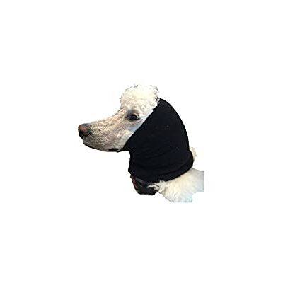 Over The Moon Pet Products Hoodz dla zwierząt domowych, lęk, pielęgnacja, ochrona uszu, uspokajający, kompresja, bluza z kapturem, opaska na uszy (rozmiar M, czarny) Over The Moon Pet Products Hoodz dla zwierząt domowych, lęk, pielęgnacja, ochrona uszu, uspokajający, kompresja, bluza z kapturem, opaska na uszy (rozmiar M, czarny)