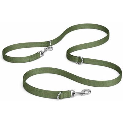 Flamingo Smycz treningowa dla psa Ziggi Khaki 2 m 25 mm Flamingo Smycz treningowa dla psa Ziggi Khaki 2 m 25 mm