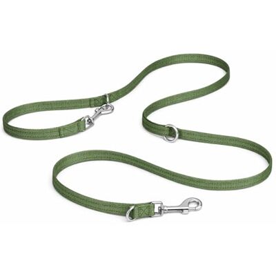 Flamingo Smycz treningowa dla psa Ziggi Khaki 2 m 15 mm Flamingo Smycz treningowa dla psa Ziggi Khaki 2 m 15 mm