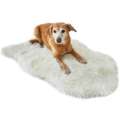 Pets Club Podkładka pod zwierzę, miejsce do spania, nadaje się do prania, wyściełana, dla psa, kota, łóżka, 2 rozmiary (biały, 50 x 80 cm) Pets Club Podkładka pod zwierzę, miejsce do spania, nadaje się do prania, wyściełana, dla psa, kota, łóżka, 2 rozmiary (biały, 50 x 80 cm)