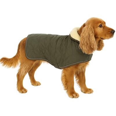 Flamingo Płaszcz zimowy USHI Khaki 45CM Flamingo Płaszcz zimowy USHI Khaki 45CM
