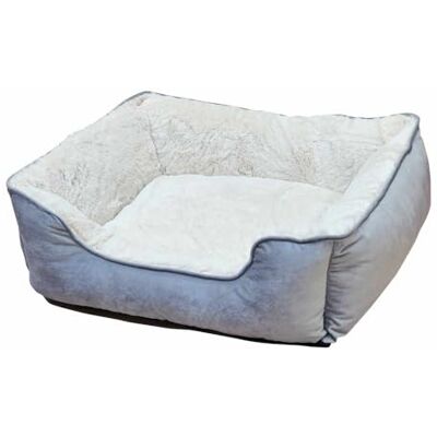 Nobby Komfortowe łóżko prostokątne Classic TOFA szary/beżowy dł. x szer. x wys.: 70 x 60 x 20 cm Nobby Komfortowe łóżko prostokątne Classic TOFA szary/beżowy dł. x szer. x wys.: 70 x 60 x 20 cm
