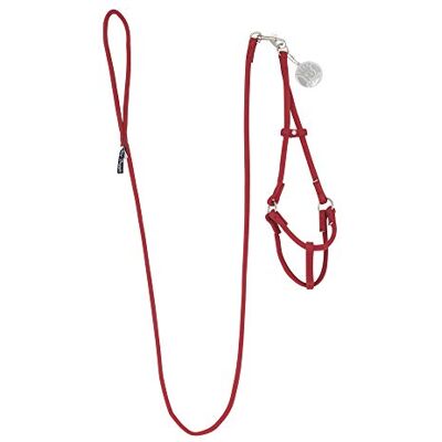 Hip Doggie HD-6SISRD-S Micro-Suede Step-in Harness w/Detachable Leash Red S uprząż dla psa Hip Doggie HD-6SISRD-S Micro-Suede Step-in Harness w/Detachable Leash Red S uprząż dla psa