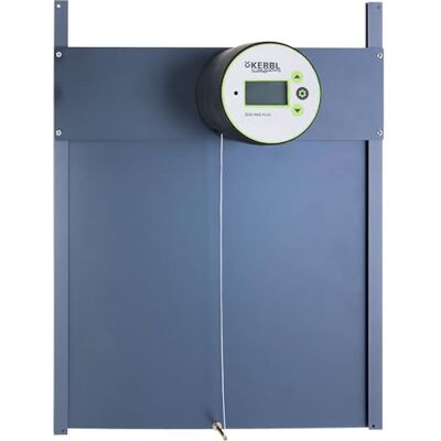 Kerbl Hobbyfarming Automatyczne drzwi dla kur Duo Pro Plus, klapa dla kur, tworzywo sztuczne/aluminium, 56 x 44 cm, sterowanie światłem dziennym i czasem, samozamykające Kerbl Hobbyfarming Automatyczne drzwi dla kur Duo Pro Plus, klapa dla kur, tworzywo sztuczne/aluminium, 56 x 44 cm, sterowanie światłem dziennym i czasem, samozamykające