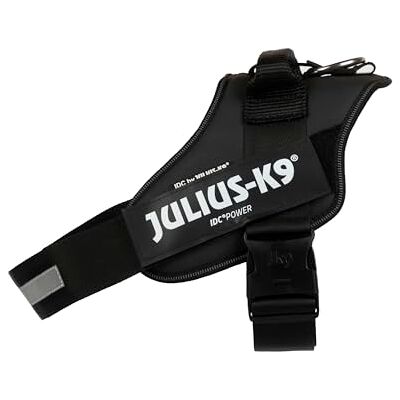 JULIUS K-9 IDC Powerharness, rozmiar: 1/L, czarny sztuczna skóra JULIUS K-9 IDC Powerharness, rozmiar: 1/L, czarny sztuczna skóra