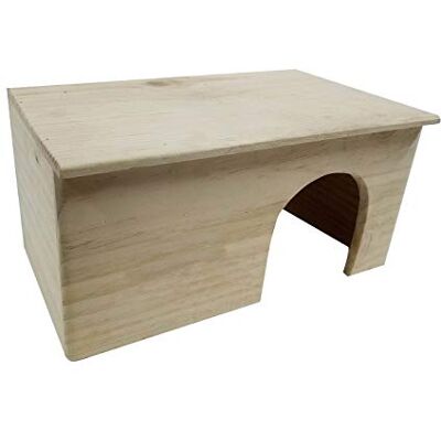 Dehner Tantor domek dla gryzoni, ok. 39 x 23 x 20 cm, drewno sosnowe, naturalne Dehner Tantor domek dla gryzoni, ok. 39 x 23 x 20 cm, drewno sosnowe, naturalne