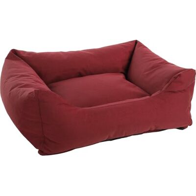 Flamingo Geneve prostokąt bordowy kosz dla psa 80x67x22cm zdejmowany pokrowiec z zamkiem błyskawicznym antypoślizgowe dno Flamingo Geneve prostokąt bordowy kosz dla psa 80x67x22cm zdejmowany pokrowiec z zamkiem błyskawicznym antypoślizgowe dno