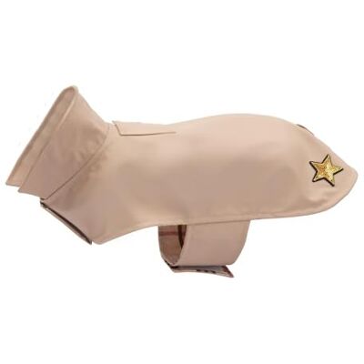 Preziosi Pet Płaszcz przeciwdeszczowy dla psa kolor beżowy, mały średni rozmiar 35 cm, regulowane zapięcie na rzep, otwór na smycz, odzież przeciwdeszczowa, wiatroszczelne zwierzęta Preziosi Pet Płaszcz przeciwdeszczowy dla psa kolor beżowy, mały średni rozmiar 35 cm, regulowane zapięcie na rzep, otwór na smycz, odzież przeciwdeszczowa, wiatroszczelne zwierzęta